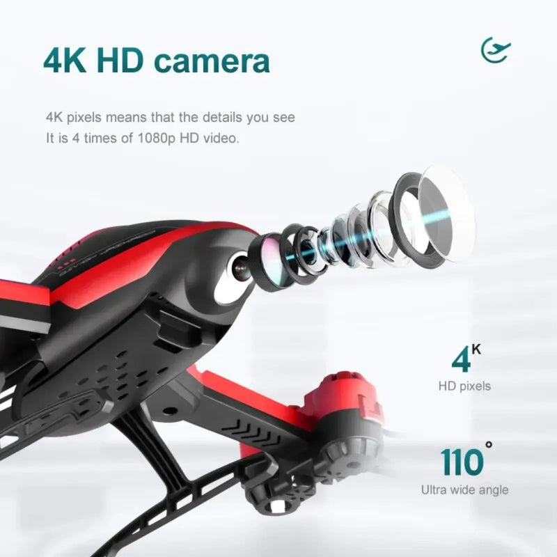 Mini RC Drone 4k Professional HD Camera Drones With Camera 2.4G Remote Control Helicopters Outdoor Electric Toys for Children