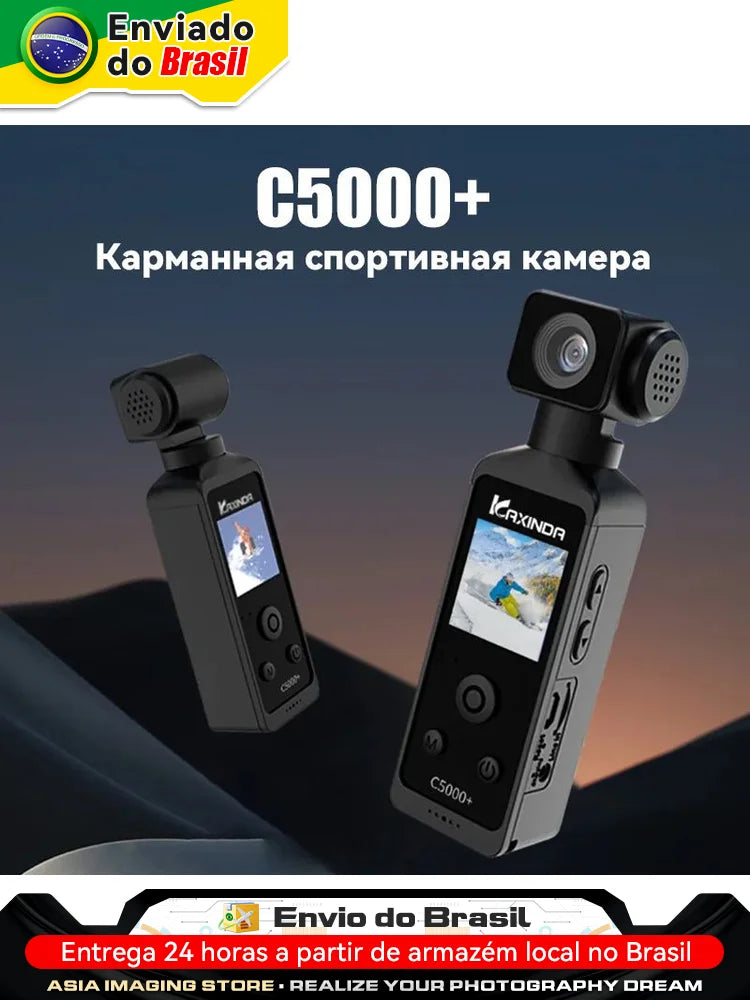 Kaxinda C5000+ Sports camera pocket camera cycling recorder video recorder travel photography vlog small high-definition anti