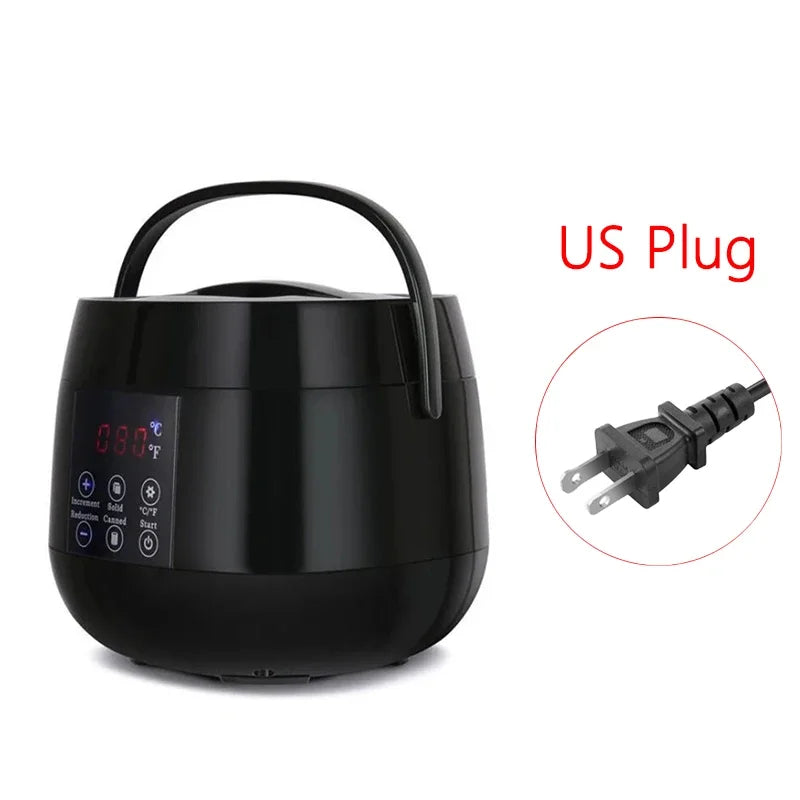 500ml LCD Intelligent Touch Screen Digital Display Wax Bean Heater Machine Warmer Wax Melting Machine Hair Remover Beauty Tools