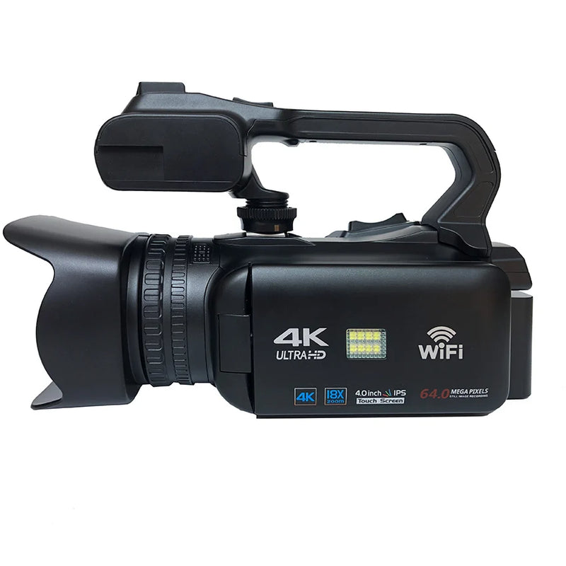 4.0"Touch Screen Digital Video Camera YouTube Camcorder 4K Ultra HD camera 64MP Streaming Camera