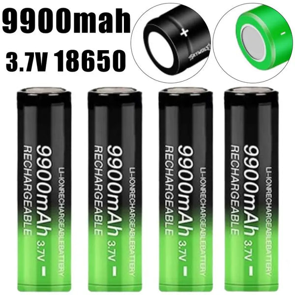 18650 3.7V 9900mah 18650 Lithium Rechargeable Battery For Flashlight Toy Car Camera batteries Charge Battery Accessories