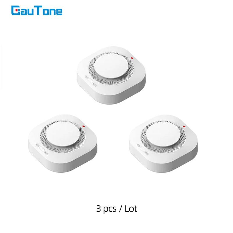 GauTone PA-441 Smoke Alarm 433MHz Fire Protection Smokehouse Combination Alarm Home Security System Smoke Detector