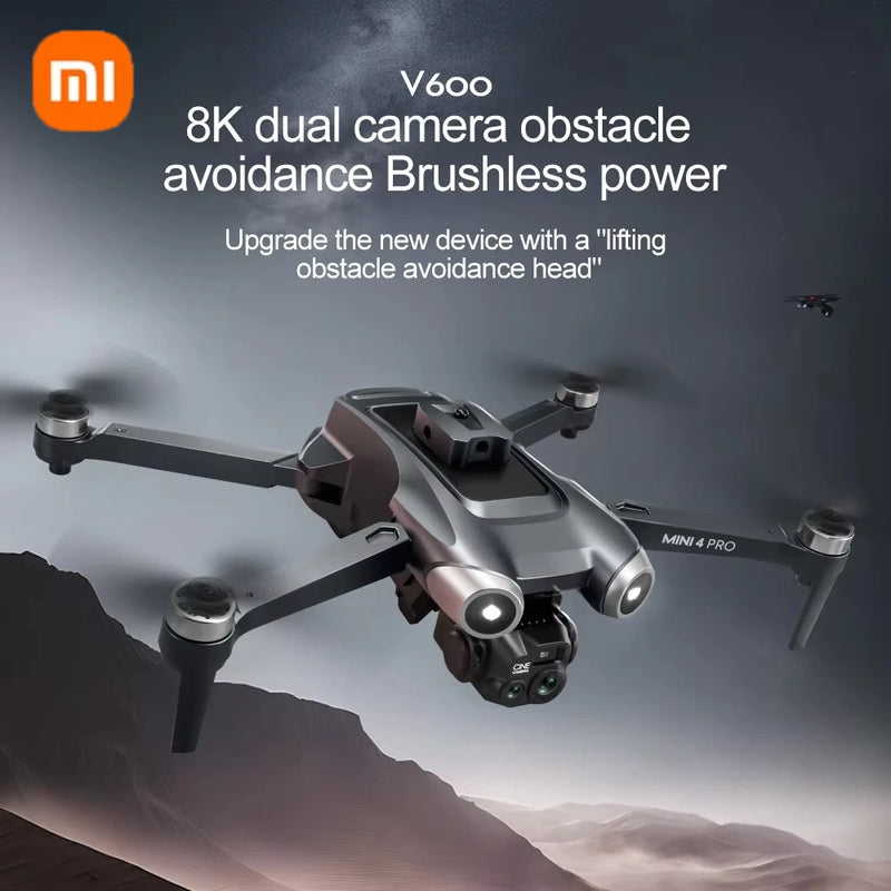 Xiaomi V600 Drone GPS 8K HD Aerial Photography Professional Dual Camera Obstacle Avoidance Brushless Quadrotor