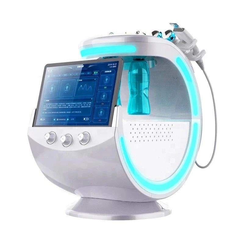 2024 Newest Model Smart Ice Blue Facial Care Machine 7 in 1 Professional Portable Microdermabrasion Machine High Value