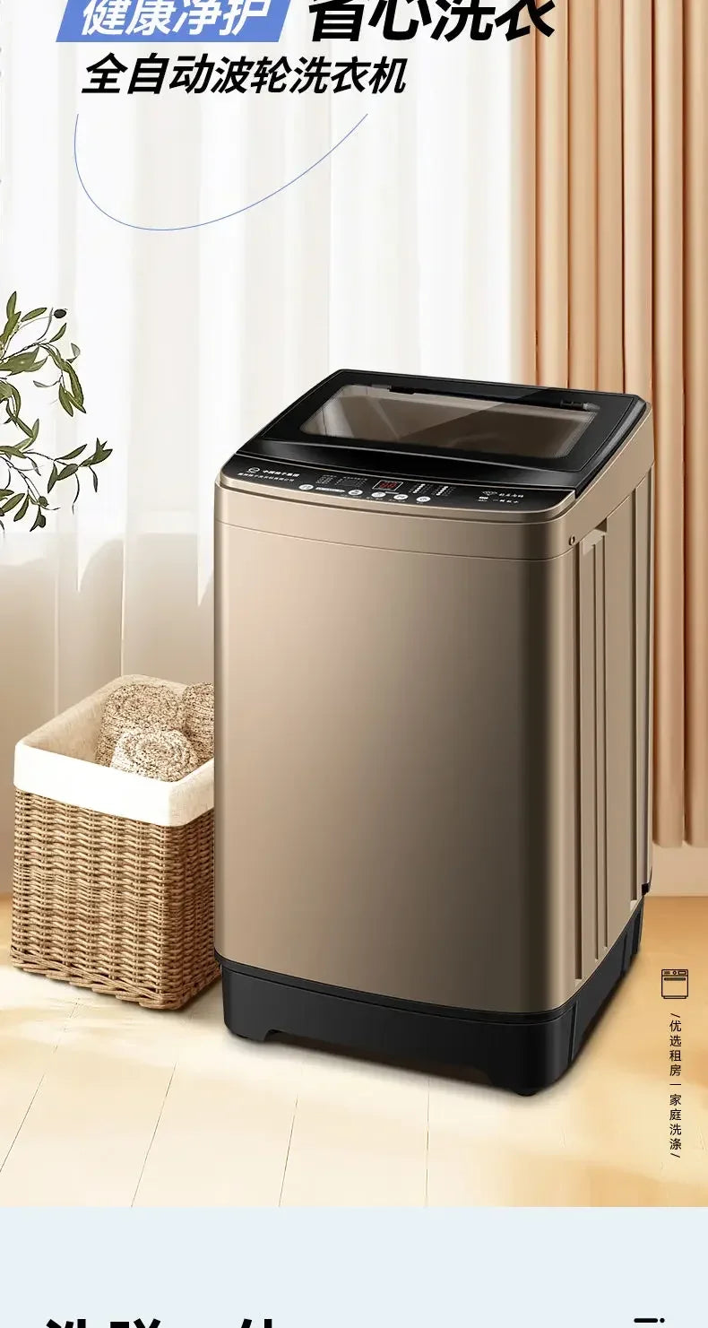 Fully automatic washing machine for home dormitory rental house pulsator mini washing and drying