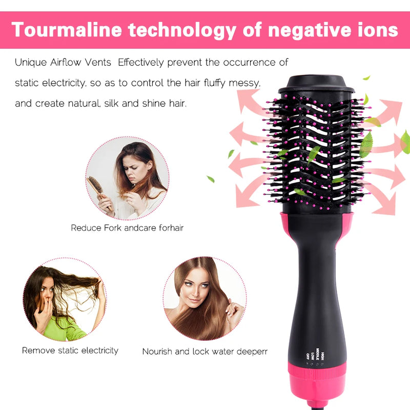 Hair Dryers Brush Professional Anti-Frizz One Step Volumizer Hot-Air Hair Brushes For Women All Hair Type Blow-Dryer Brush