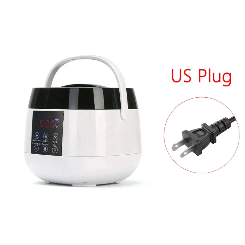 500ml LCD Intelligent Touch Screen Digital Display Wax Bean Heater Machine Warmer Wax Melting Machine Hair Remover Beauty Tools