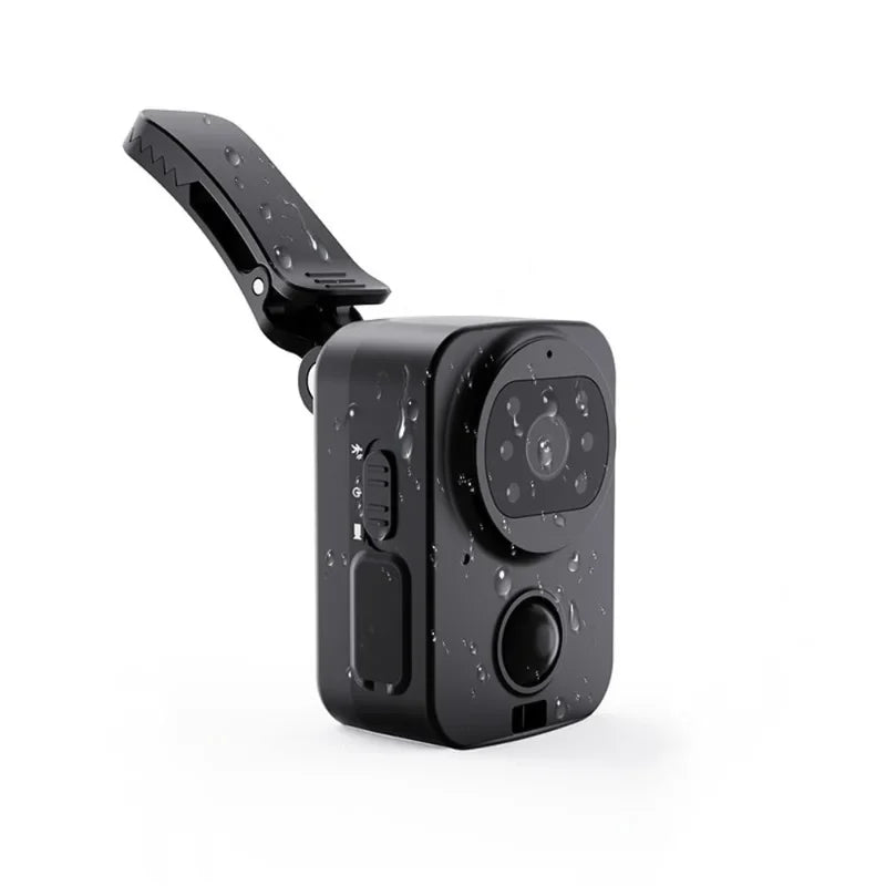 1080P Home Grade Waterproof Camera Portable Back Clip Infrared Night Vision Mini Portable Camera Outdoor Cycling/sports Recorder