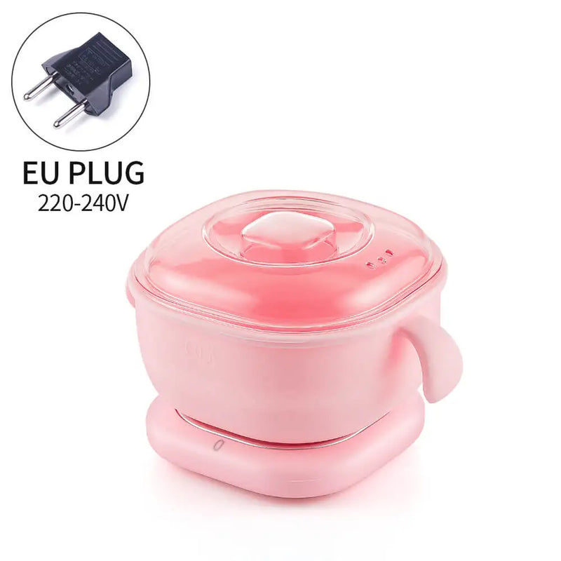 400ML Silicone Bowl Wax Heater Machine Hair Removal Wax-melt Machine Depilatory Wax Melting Warmer Wax Heating Base Pot Melter