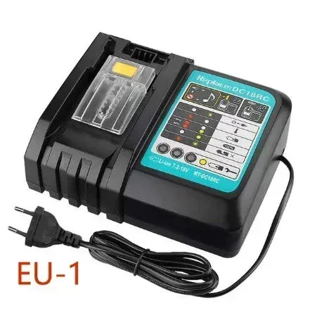 18V 6000mAh Rechargeable Power Tools Battery with LED Li-ion Replacement LXT BL1860B BL1860 BL1850+2A Charger