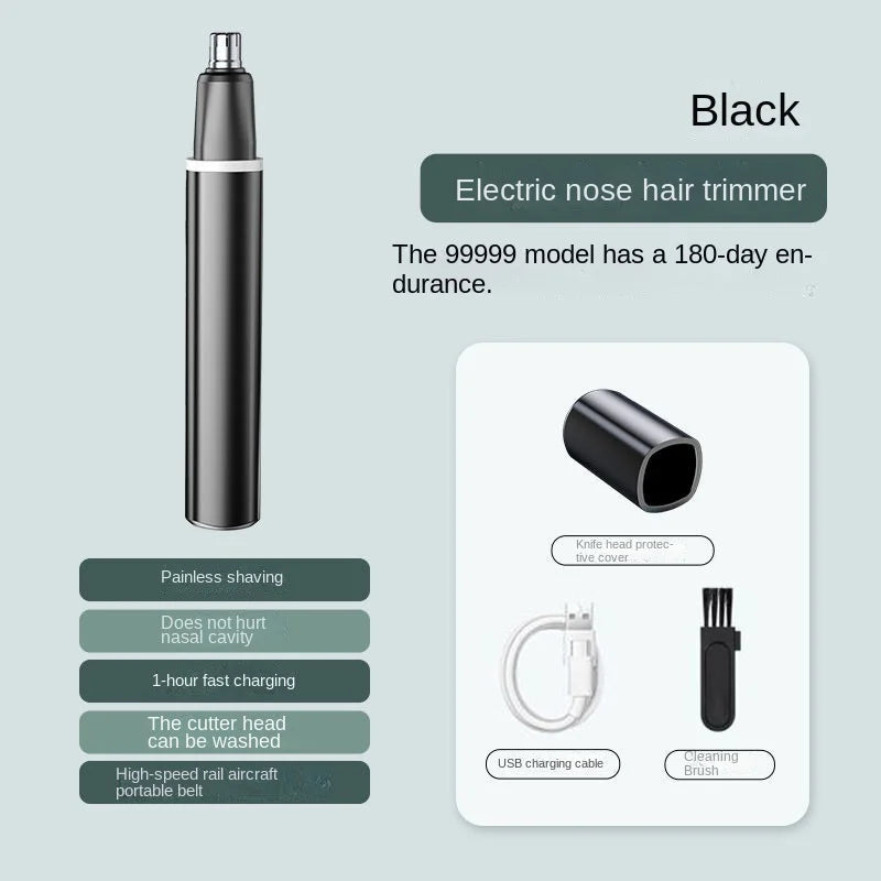 Electric Ear Nose Hair Trimmer Painless USB Rechargeable Waterproof For Men and Women Nose Eyebrow Facial Hair Removal