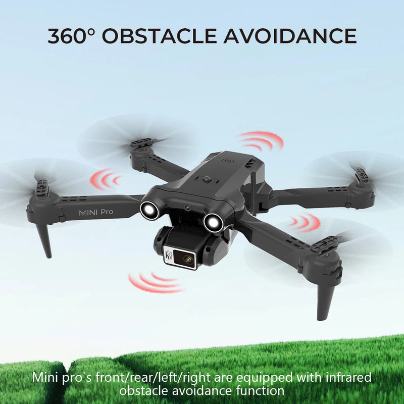 H63 RC Drone 4K Dual Camera Professional 360 Obstacle Avoidance Foldable RC Quadcopter Helicopter Mini Dron Children's Toys Gift