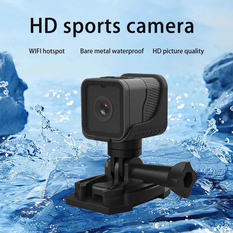 Mini HD1080P outdoor portable bicycle camera, small outdoor WiFi pet camera, motion detection nanny camera