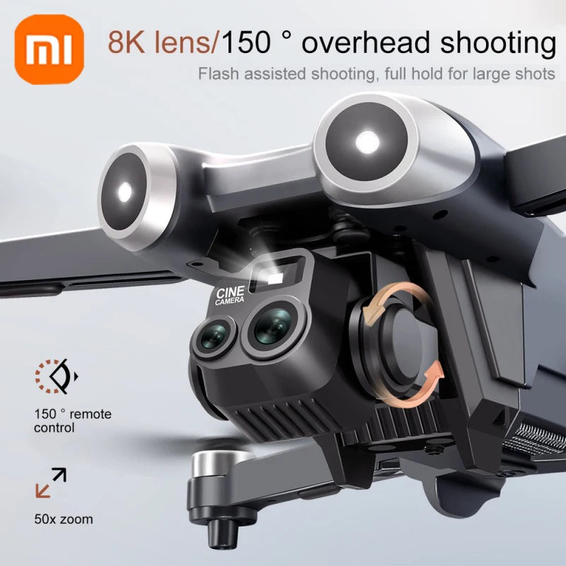 Xiaomi V600 Drone 8K Mini 4 Professional HD Dual Cameras Optical Flow Positioning Auto Avoidance WIFI UAV GPS Quadcopter 10000M