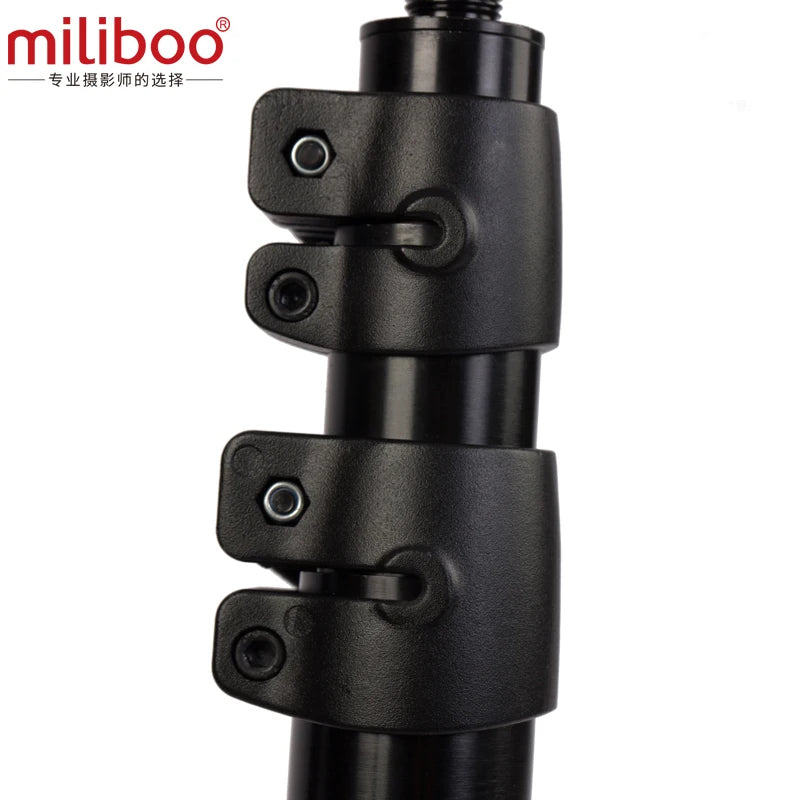 miliboo MTT702A (Without head) Portable Aluminium Tripod for Professional Camcorder/Video Camera/DSLR Stand,Load-Bearing 25KG