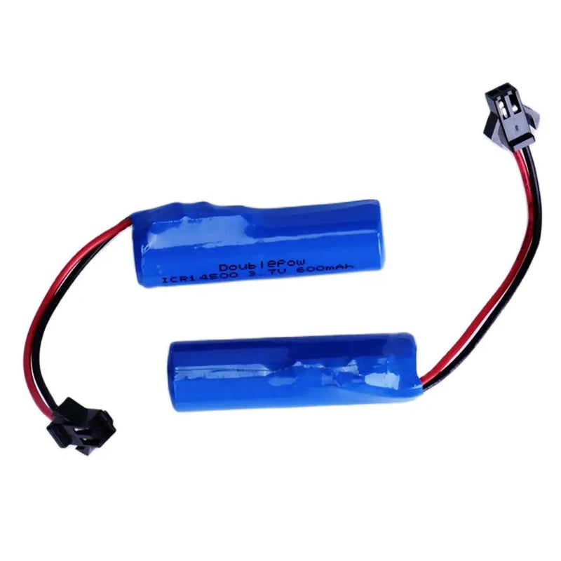 2pcs/lot 14500 rechargeable battery 3.7V 500mAh rechargeable lithium battery with intelligent protection board