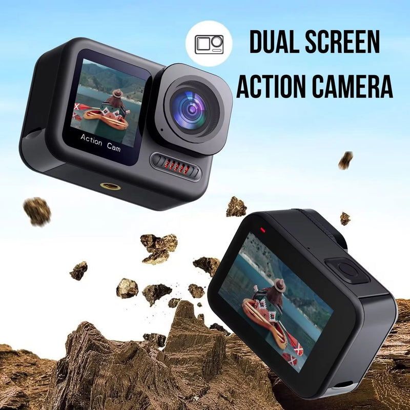 5K Action Camera 4K 60FPS WiFi Outdoor sports DV EIS Dual Screen Touch Body Waterproof Action Camera for Vlog