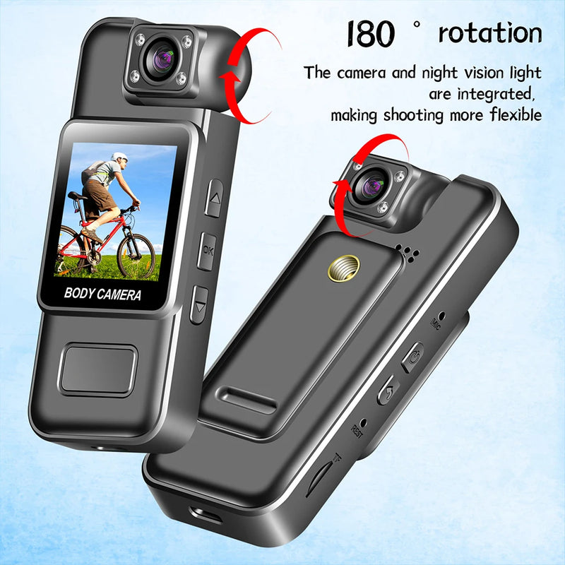 1080P HD Mini WiFi Camera Portable Digital Video Recorder BodyCam Infrared Night Vision Police Cam Small Bike Camcorder