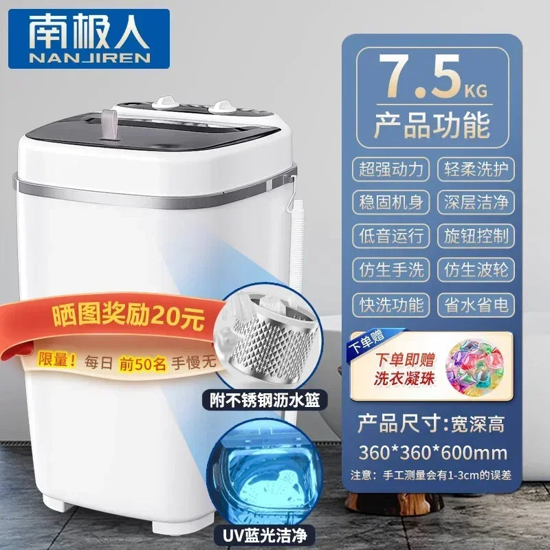 Home Appliance Baby Small Semi-Or Full-Automatic Large Capacity Mini Washing Machine Underwear Household Washing Machine