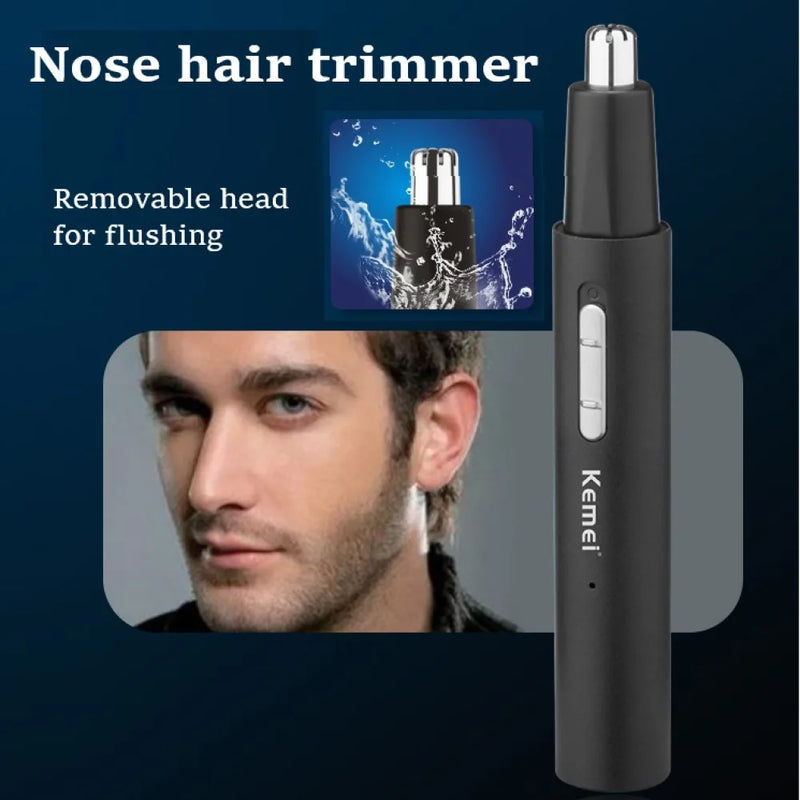 Kemei 6668 All In One Pen Nose Hair Trimmer For Men Women Electric Beard Trimmer Facial Body Eyebrow Ear Neckline Bikini Lines