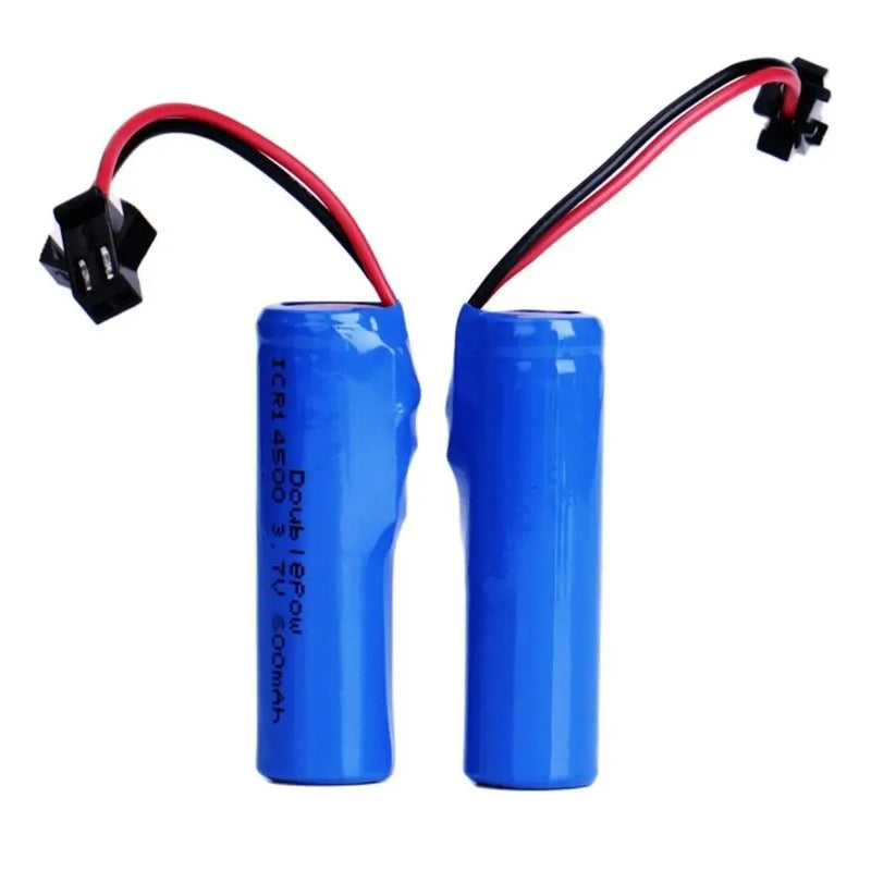 2pcs/lot 14500 rechargeable battery 3.7V 500mAh rechargeable lithium battery with intelligent protection board