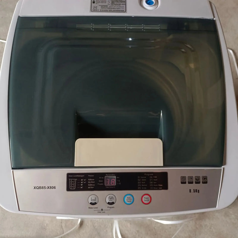 8.5kg Small Fully Automatic Washing Machine with Top-load Washer Single Tub Washer Laundry Machine Clothes Washer  and Dryer